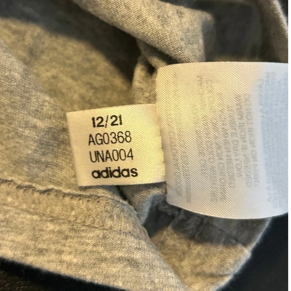 Adidas Toddler Boys Gray Rainbow Gradient Logo Graphic T-Shirt AG0368 18M 1504